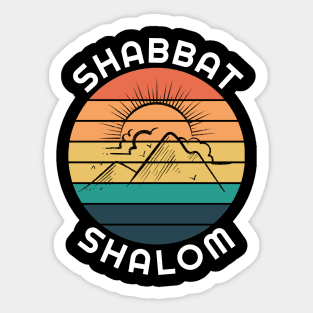 Shabbat Shalom Sticker